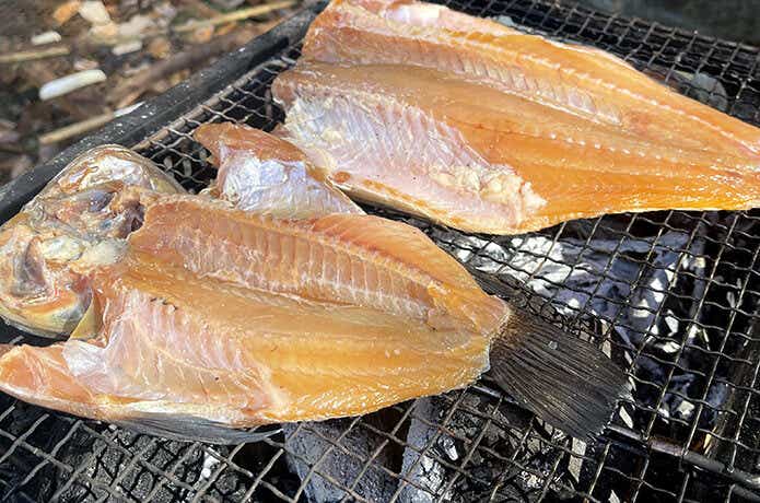 ウイスキー醤油漬けの一夜干し