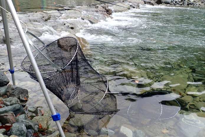 管理釣り場　よく釣れる釣り座