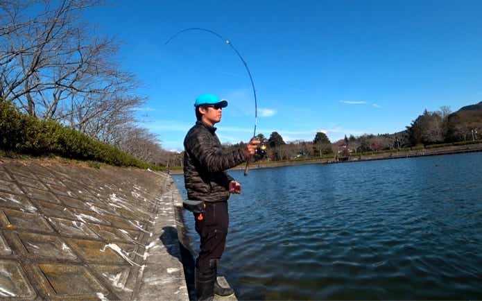 管理釣り場　エリアトラウト　タックル　代用