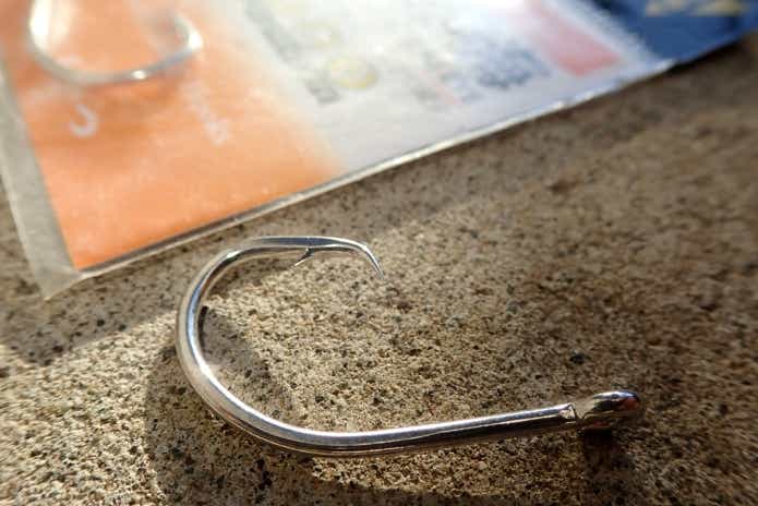 ブッコミ釣りに活躍するネムリ針