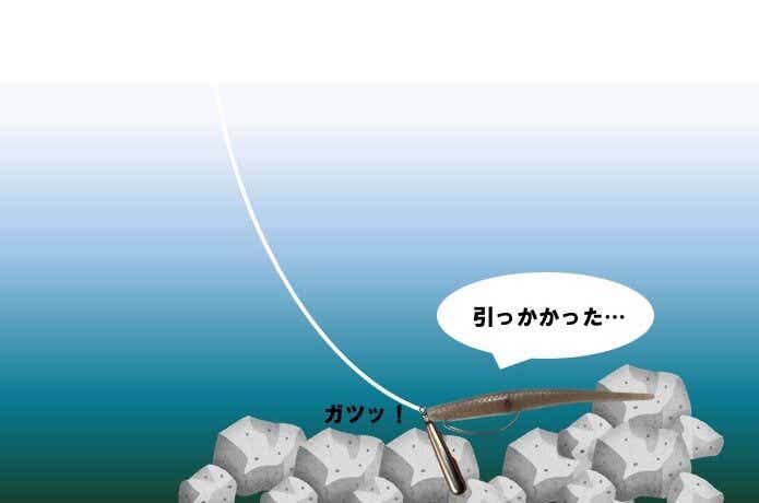 シンカーが重すぎることで起こるデメリット