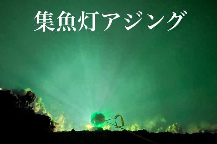 海中の集魚灯