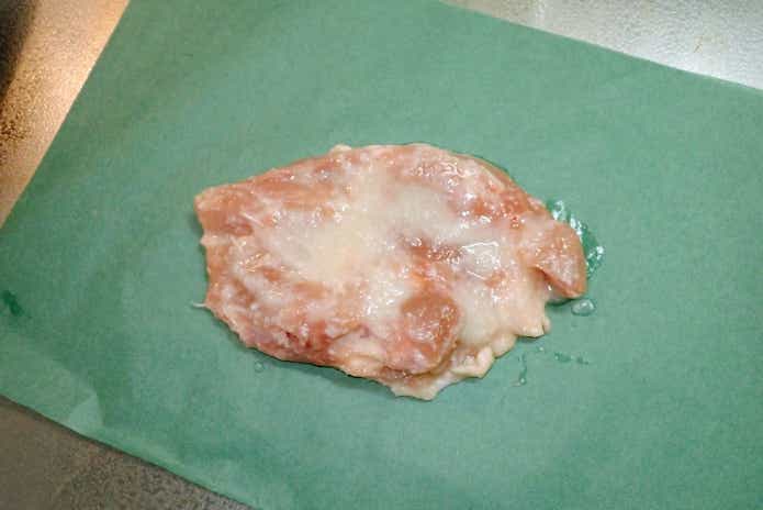 グリーンパーチ紙は、お肉にも使える