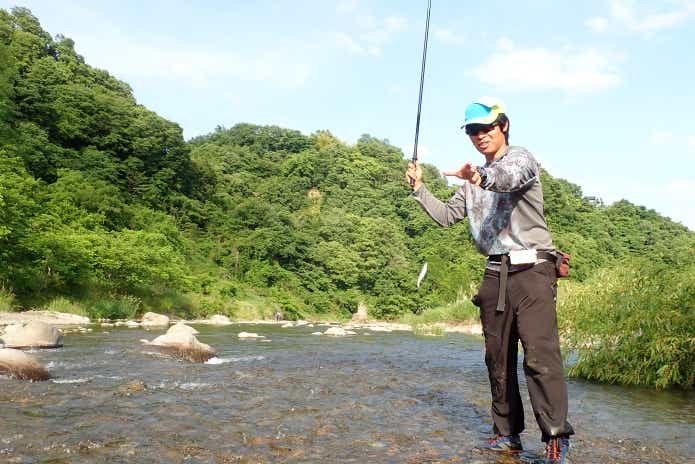 オイカワ釣り