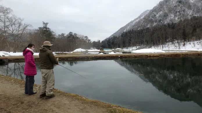 冬の管理釣り場巡り