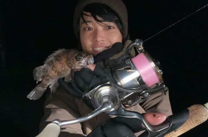 ナイロンラインで釣ったメバル