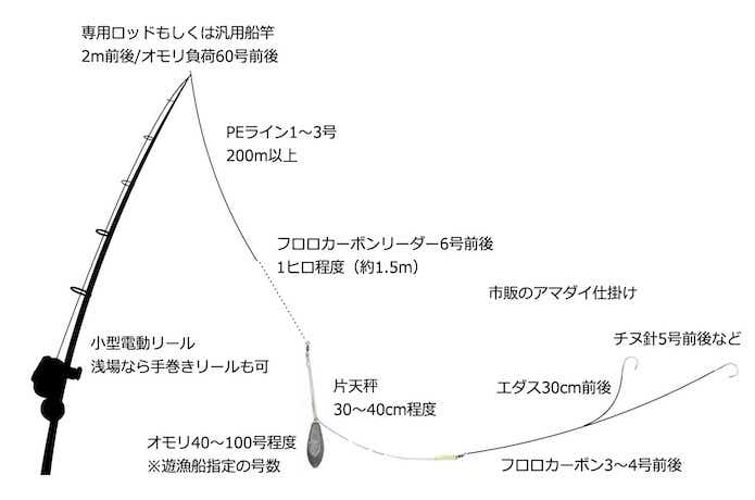 アマダイ釣りの仕掛け5パターンを一気に解説！エサでもルアーでも狙える魚です | 【TSURI HACK】日本最大級の釣りマガジン - 釣りハック