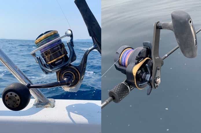 スピニングタックルとベイトタックル