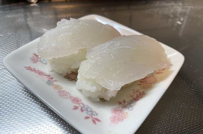 ヒラメの寿司