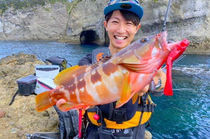 PEラインで釣ったロックフィッシュ
