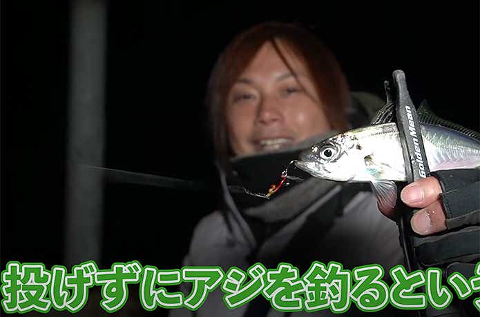 堤防テクトロジギングのシーン