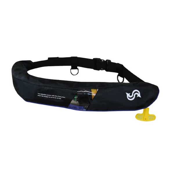 ブルーストーム 腰巻ライフジャケット ブラック×ブルー