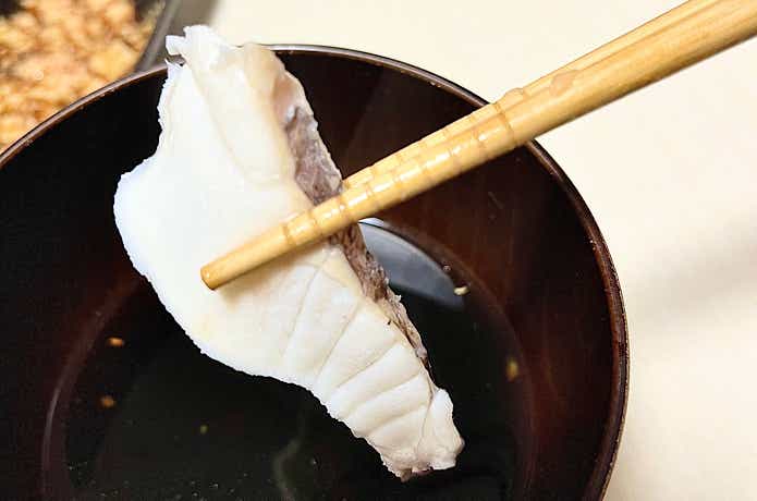 クロソイのしゃぶしゃぶ