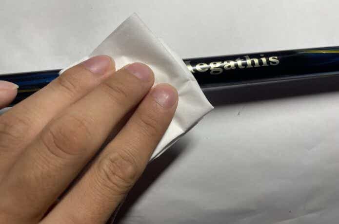 ハンドクリームを釣具に使う