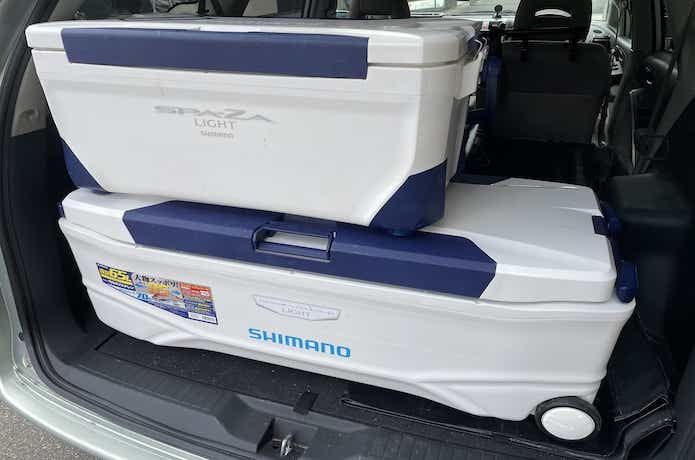 35Lと65Lのクーラーボックス