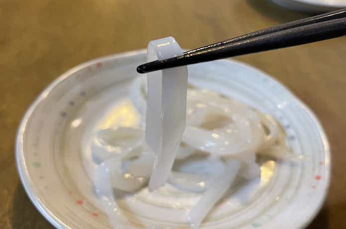 ヤリイカの刺身