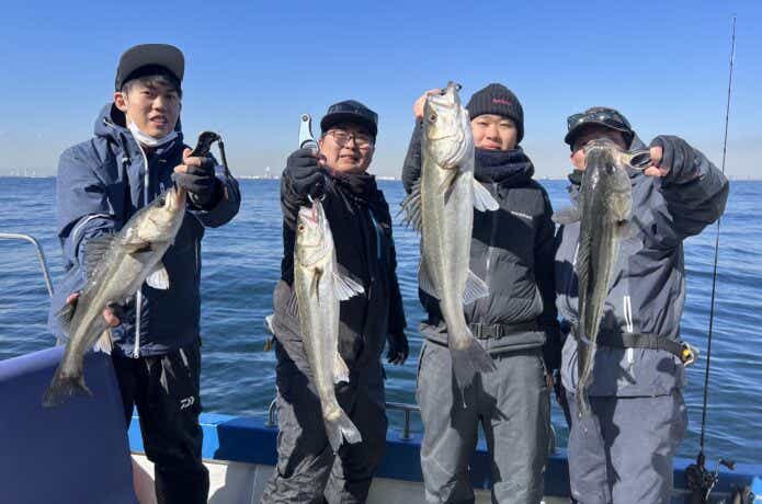 シーバスジギングの釣果