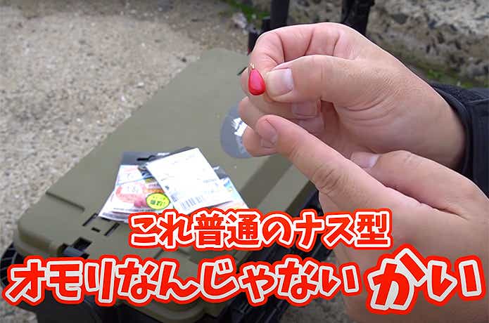 ただのナス型オモリに見えるショアドロップ