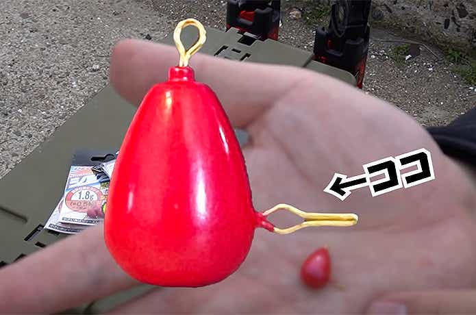 ショアドロップのハリス止め