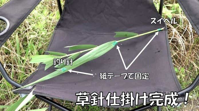 変わった釣り餌雑草の仕掛け