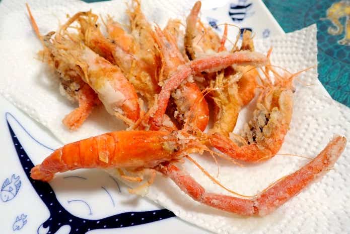 テナガエビの唐揚げ