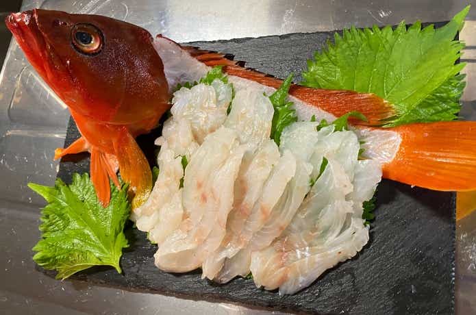 アカハタの刺身
