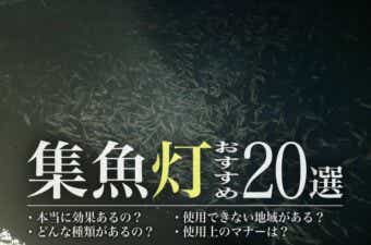 【元釣具屋が解説】集魚灯おすすめ20選！アジやイカ狙いにも最適です