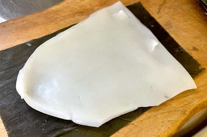 イカの昆布締め