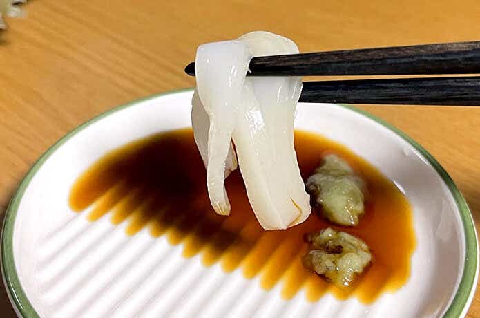 イカの昆布締め