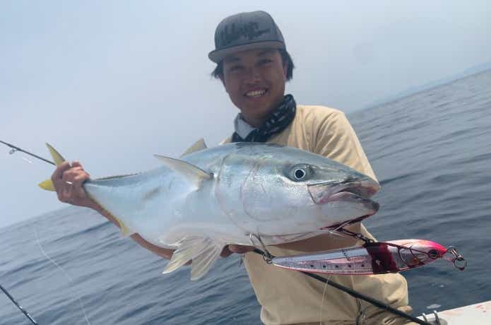 レガートで釣ったブリ