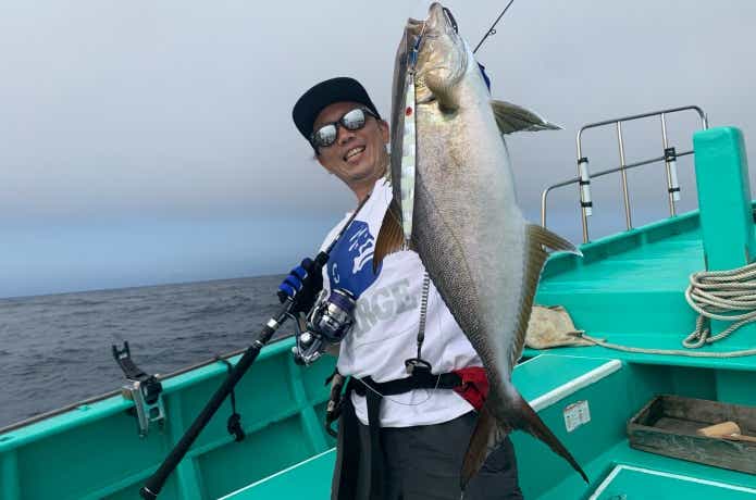 伊豆大島で釣ったカンパチ