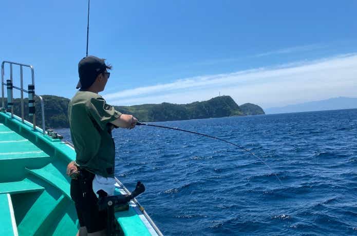 伊豆大島でジギング