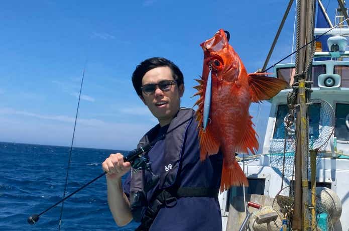 伊豆大島で釣ったチカメキントキ