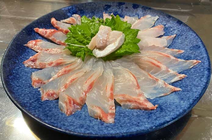チカメキントキの刺身