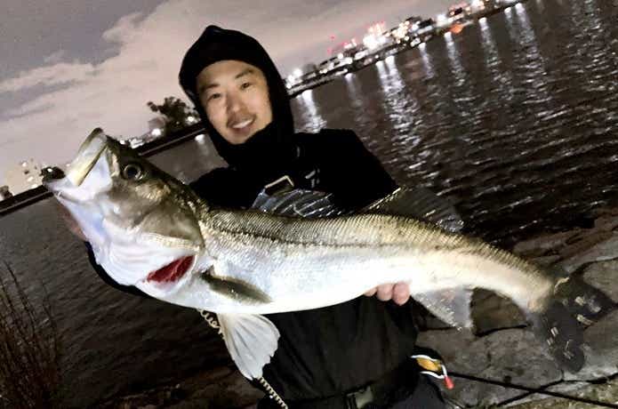 スライ110Fで釣ったシーバス