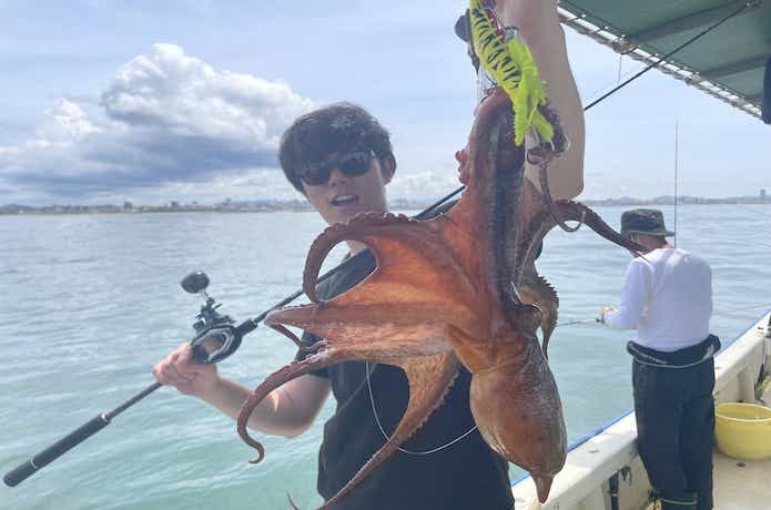 オクトライズフネタコで釣ったマダコ