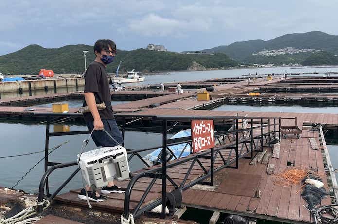 淡路じゃのひれフィッシングパークに入場