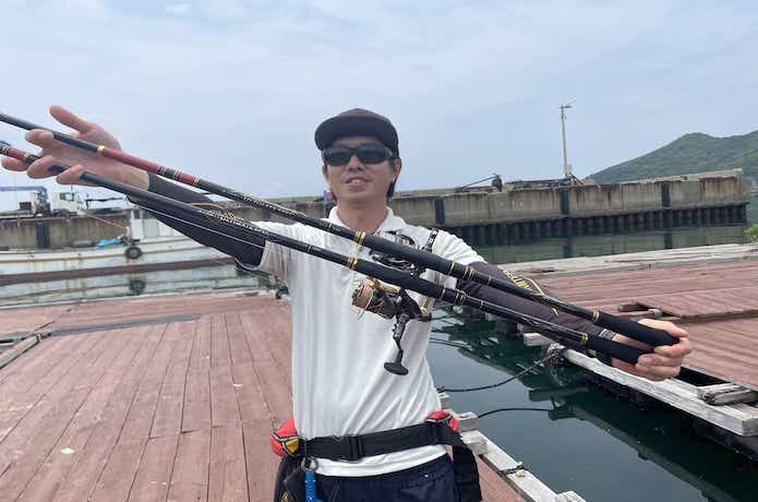 海上釣り堀アルティメイトスペックで実釣