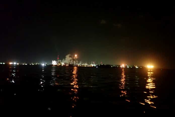 夜釣り