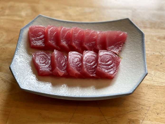マグロの刺身