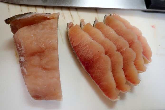 磯遊びに持っていきたい魚の切り身