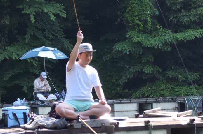 ヘラブナ釣り