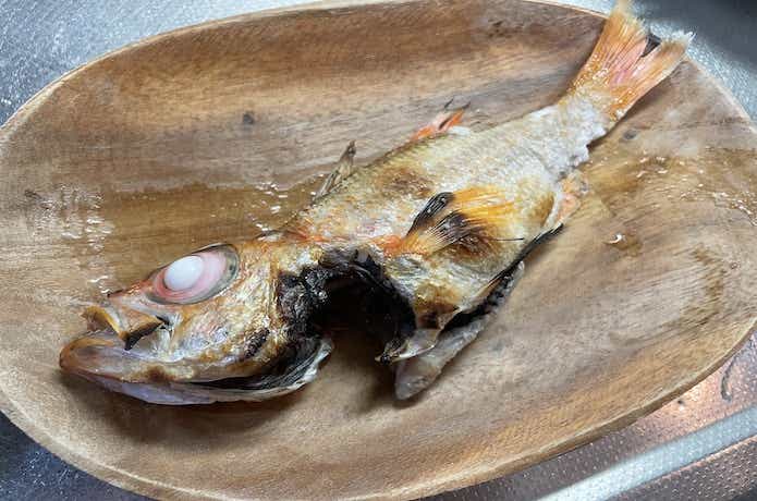 アカムツの塩焼き