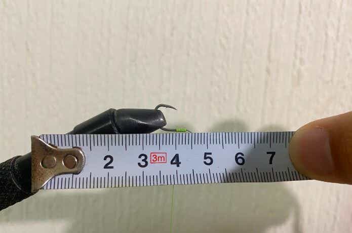 セキ糸を下巻き