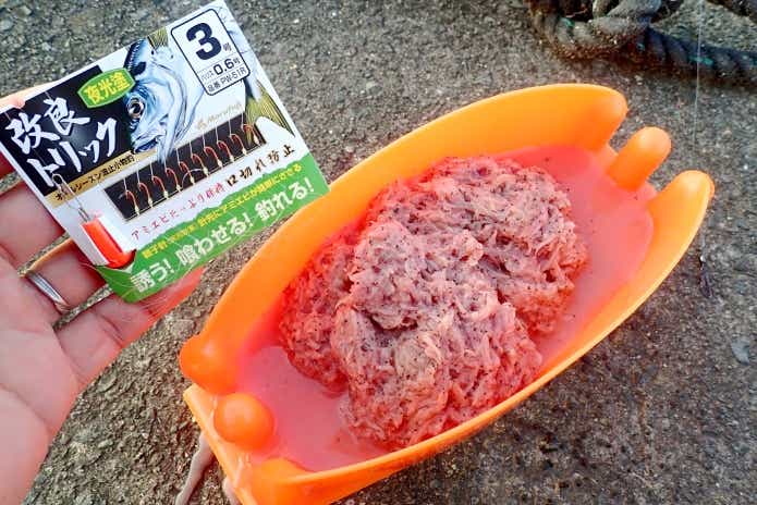 サッパ釣りの仕掛けと餌