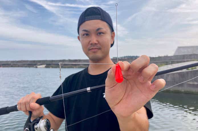 ダイソーのちょい投げ仕掛け