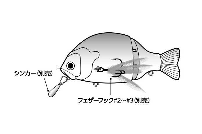 ダイワ グラディカル のボトム攻略チューニング