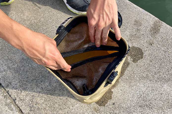 ダイソーの活かし水汲みバケツ
