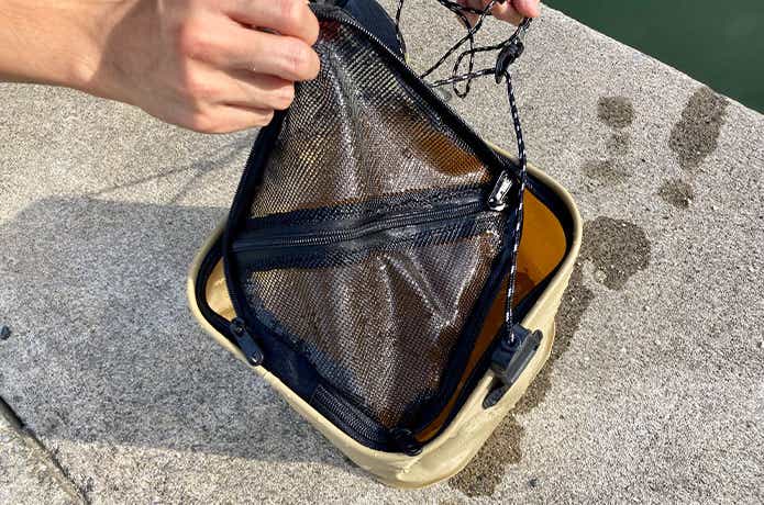 ダイソーの活かし水汲みバケツ