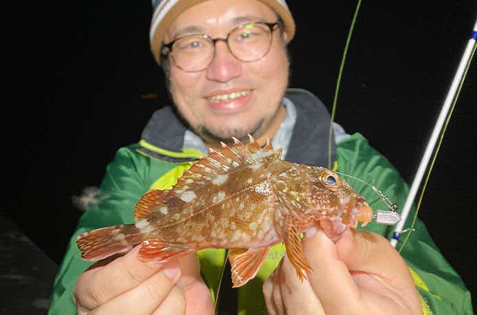 ガルプイソメとカサゴ